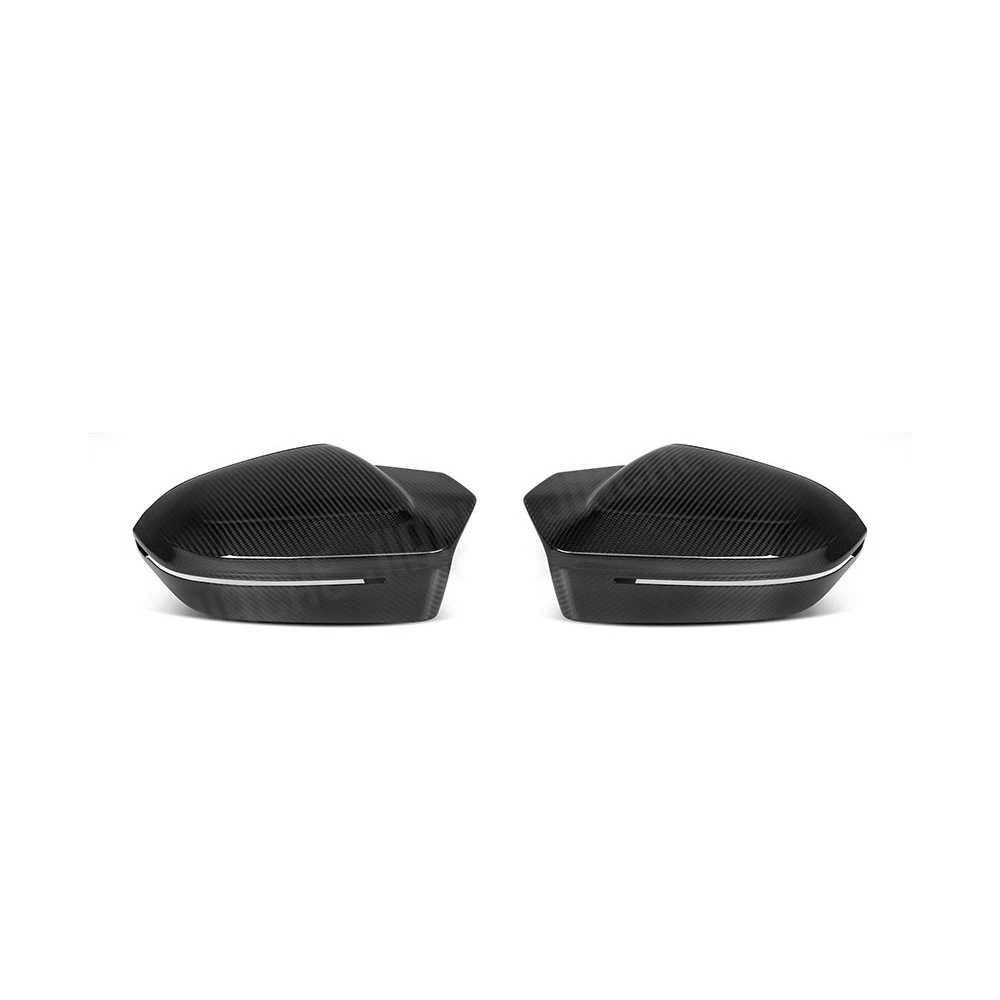 JIACHE For BMW 5 Serise G60 G68 2024+ Dry Carbon Fiber Car Side Wing Mirror Cover Rear View Caps 2pcs Mirror Covers Body Kits
