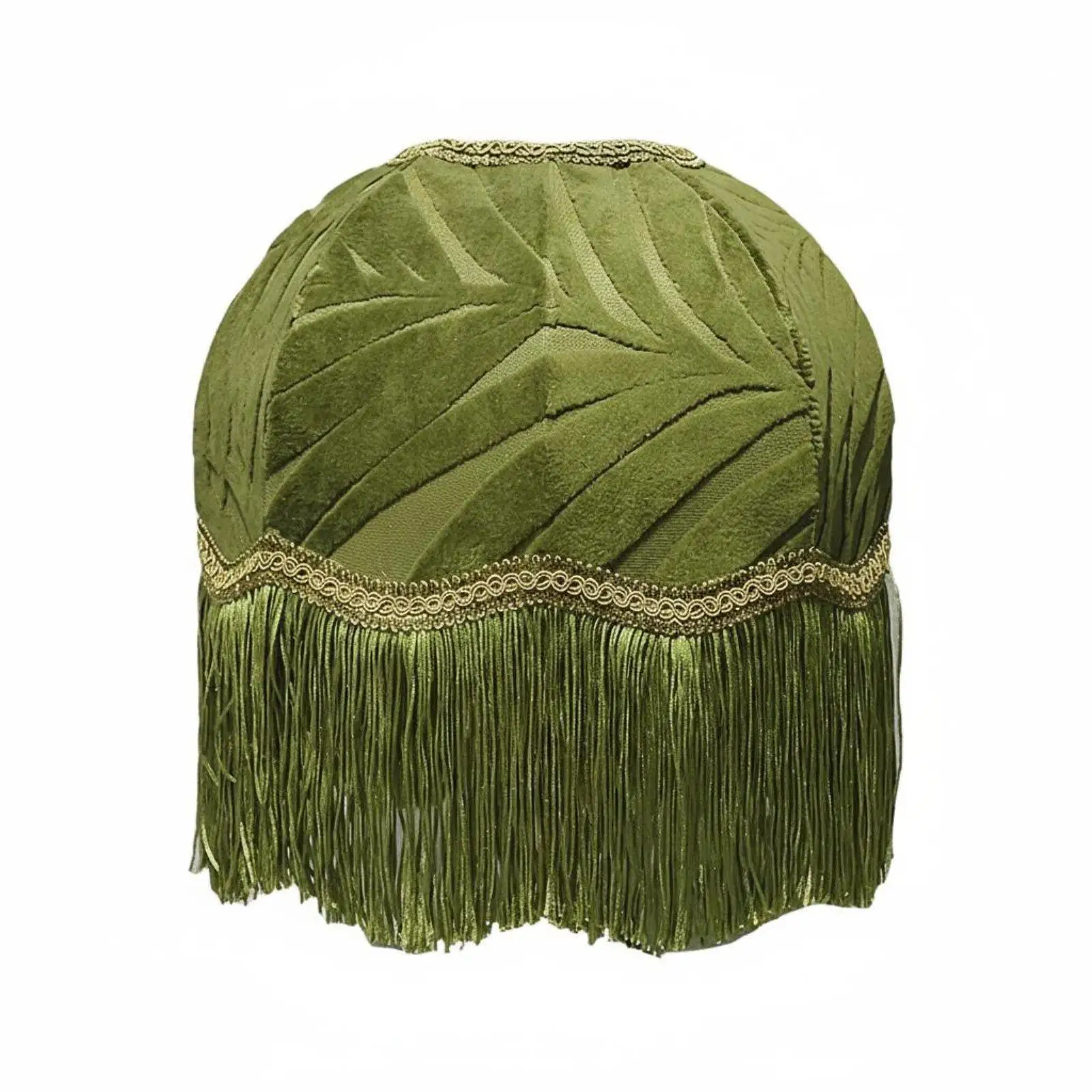 Handmade Fabric Lampshade Fringe Trim Decorative Lampshade Cover Lighting Shade for Bedroom Table Lamp