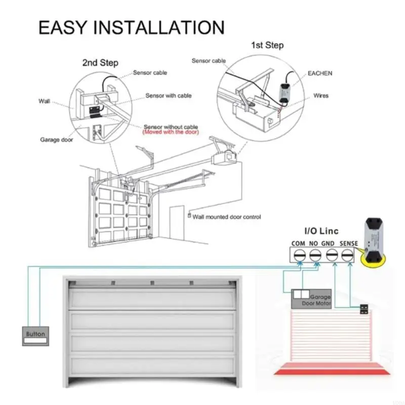  WiFi Switches Garage Door Controller Intelligent Door Opener With Voice Controls