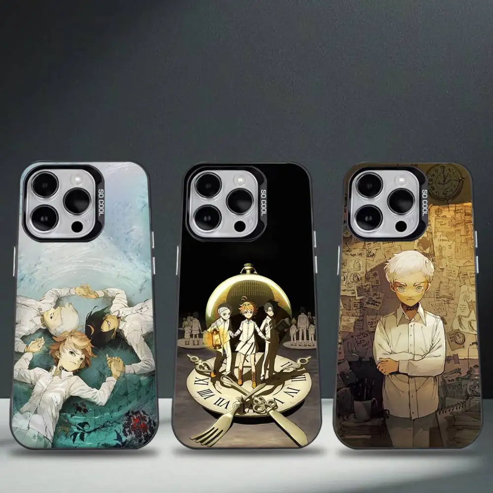 

The Promiseds Neverland Phone Case For iPhone 17,16,15,14,13,12,11,Pro,Max,Plus,E,Air,Mini Black Tpu Cover