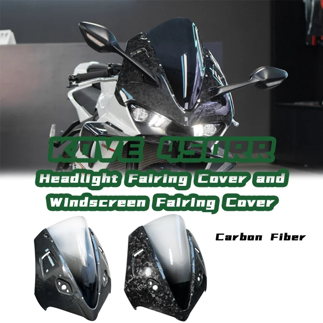 Motorcycle Headlight Fairing Mask Cowl Cover Black Front Windscreen Fairing Cover Headlamp Fairing Windshield For KOVE 450RR