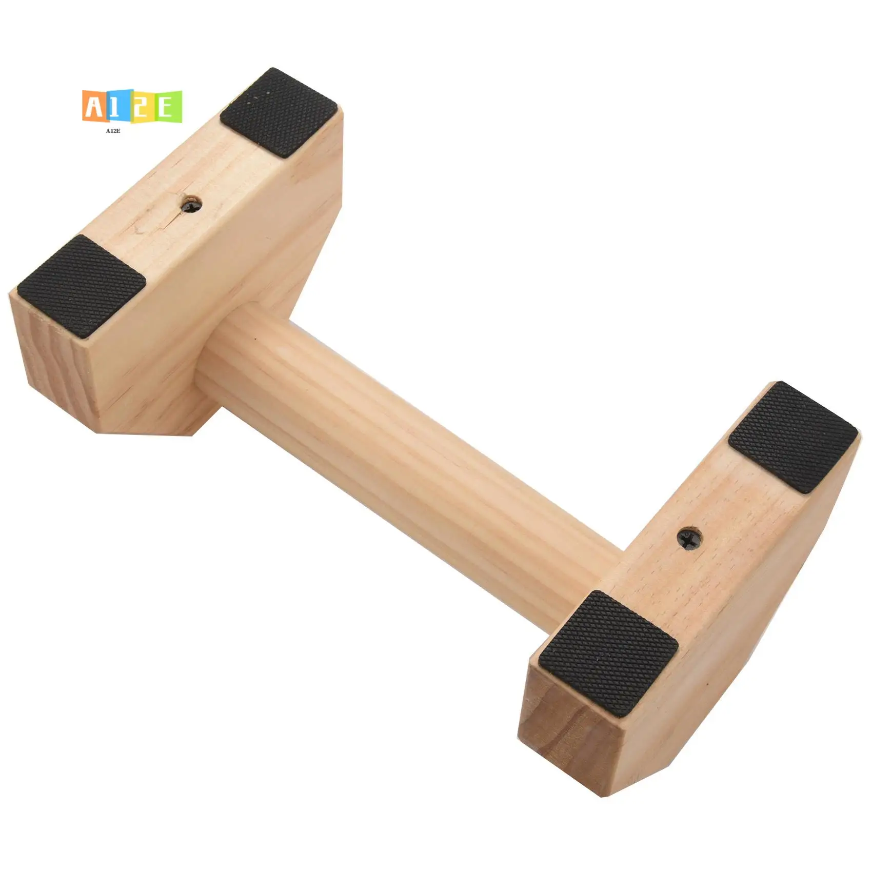 A12E-1 par de paralelos para gimnasia, calistenia, barra de soporte, herramientas de ejercicio físico de madera, equipo de entrenamiento, flexiones, doble varilla St
