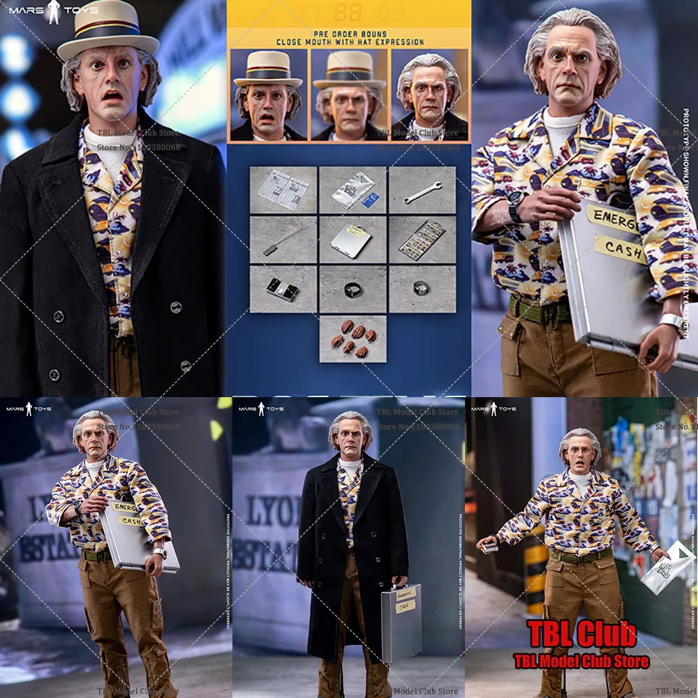 

В наличии оригинальные игрушки Mars MAT021 1/6 масштаб Коллекционный мужской солдат Dr. Emmett Brown Полный набор 12-дюймовых экшн-фигурок Модель игрушки