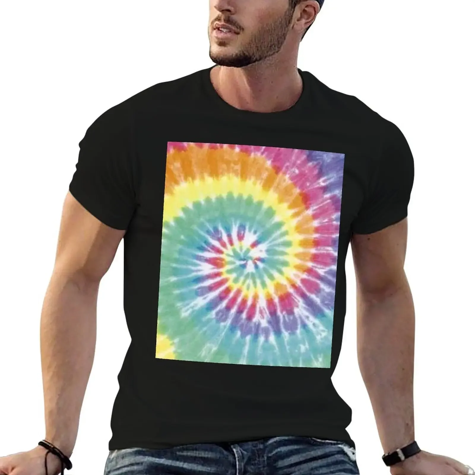 

Tie Dye T-Shirt baggy shirts cotton man t-shirts cotton graphic tees oversizeds mens clothing