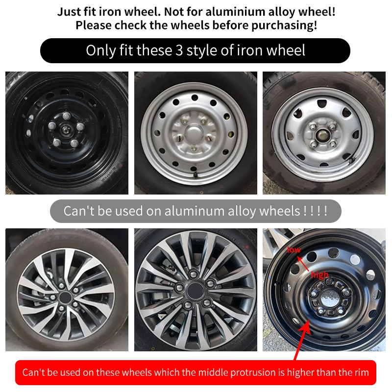 4 قطعة غطاء محور عجلات السيارة 15 بوصة شفرة غطاء كامل Hubcap اكسسوارات السيارات تصميم ل تشيفي اكسبرس البضائع فان العبور الاتصال