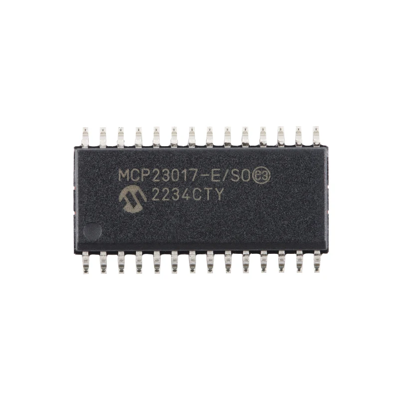 MCP23017T-E/SO SOIC-28 16-bit I2C I/O expander chip