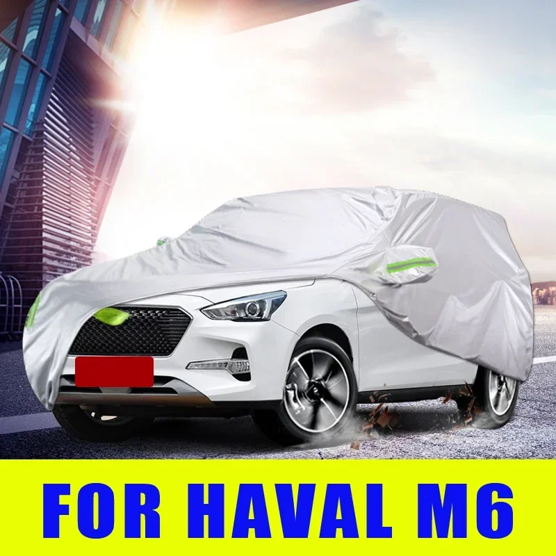 

Waterproof Full Car Covers Outdoor Sunshade Dustproof Snow For Haval M6 2017 2018 2019 2021 Accessories