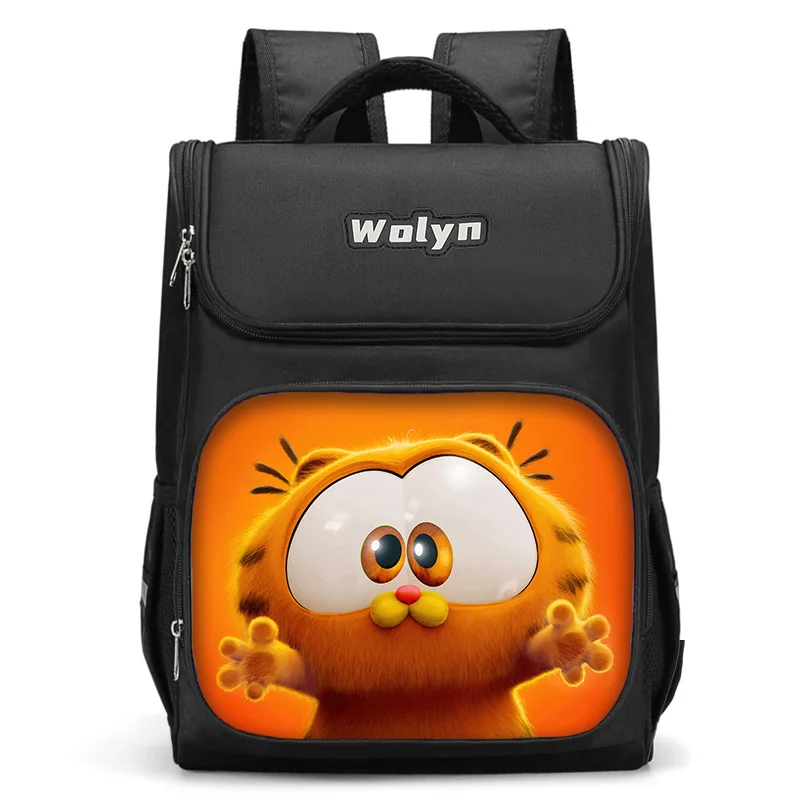 

Cute Cartoon Large Child Backpack Boy Girls School Bag For Men Women Traveling G-Garfields-Cat Backpack Durable Multi Compartmen