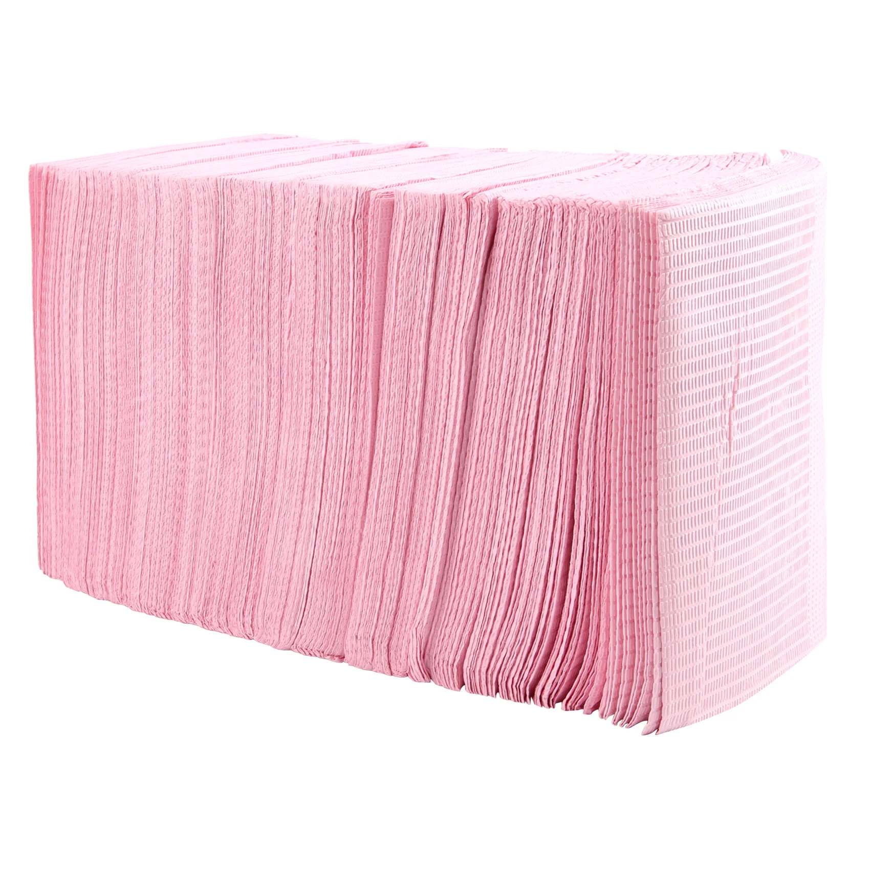 Pink 125Pcs Absorbent Tattoo Tablecloth Disposable Tattoo Cloth Towel Cleaning Pad Waterproof Paper Tablecloth Pad Double Board