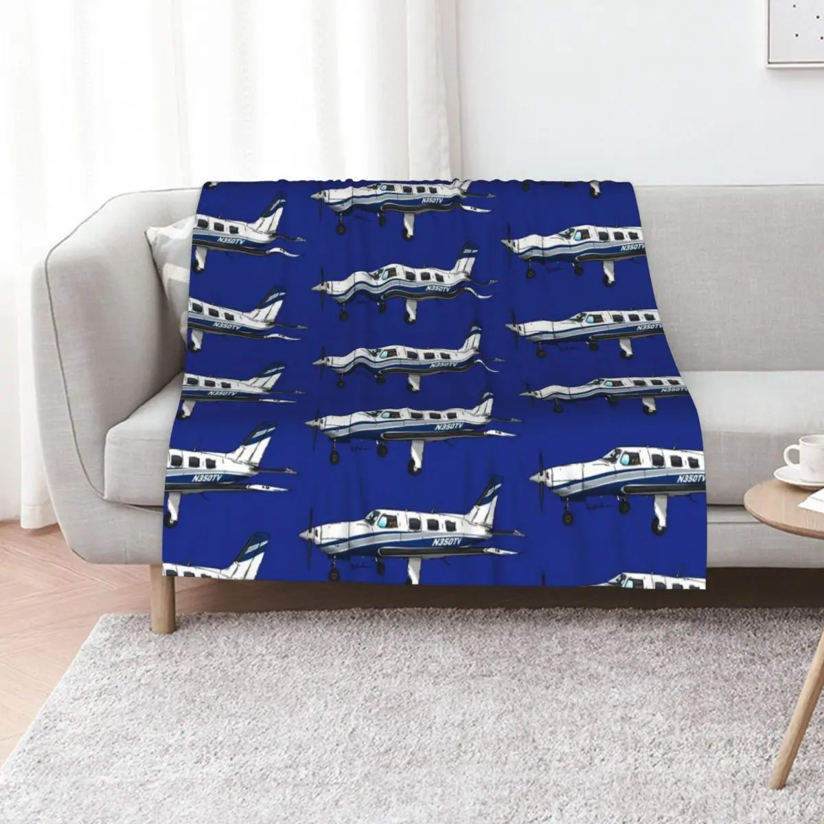 

M350 N350TV Throw Blanket Cute Plaid manga Large Flannel Fabric Blankets