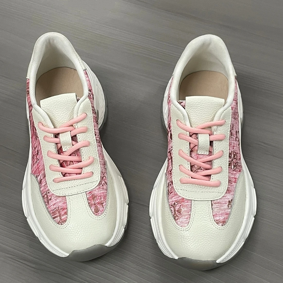 

Xingliupi Fashion Trend Women's Shoes Sports Shoes Heightening Casual Leather Girls All-Match Stylish Footwear Unique