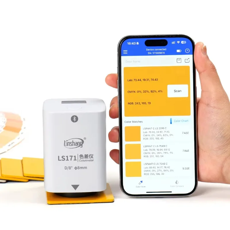 

Pro Grade Pocket Colorimeter LS171 Panton Ral Color Meter CIE Lab Cmyk Colorimeter for Color Measurement