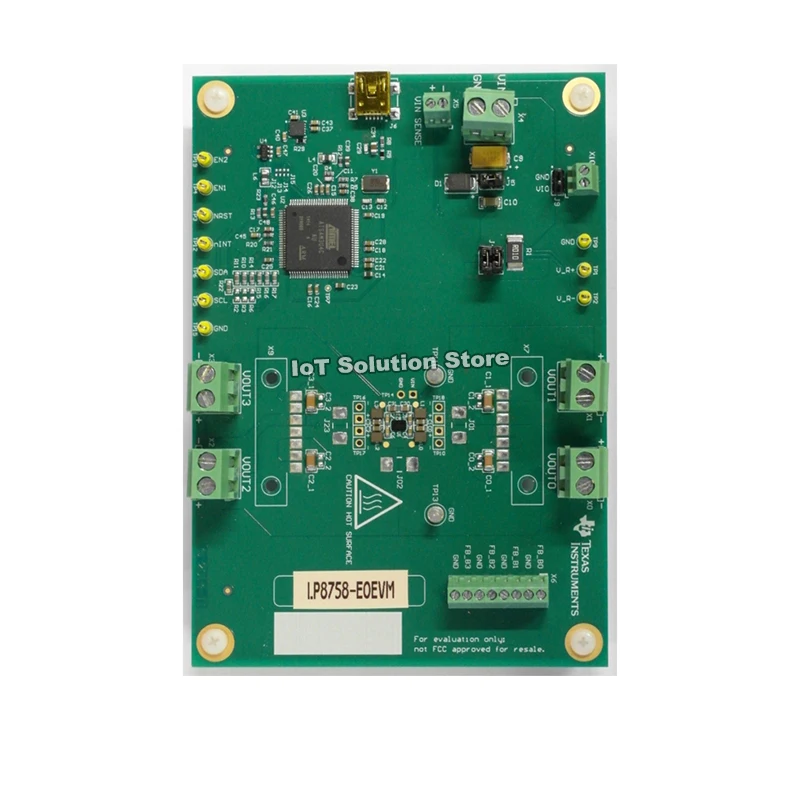 LP8758-E0EVM LP8758-E0 Four Output Step-Down DC-DC Regulator Evaluation Module