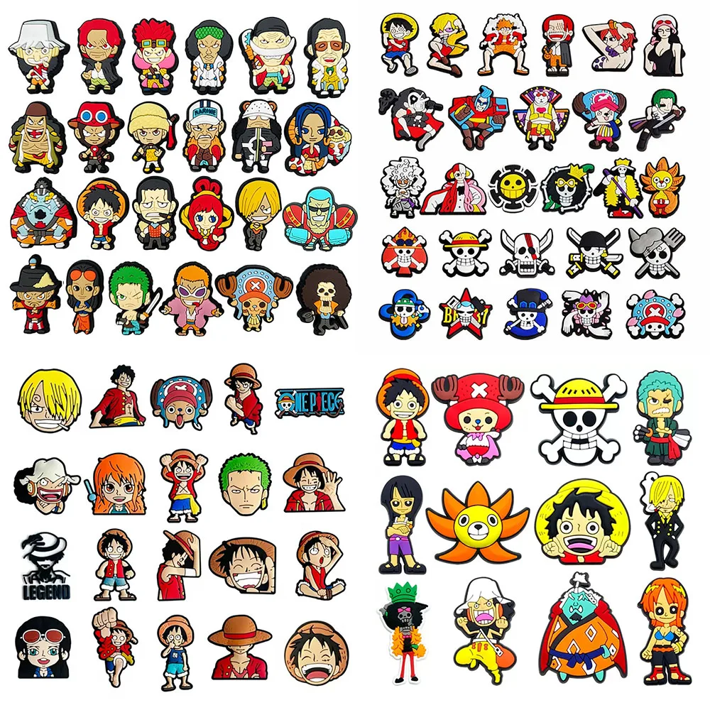 9/20/36 stücke Hot Toys Japanischen anime Schuhe Charms Cartoon Clog Sandale Garten Schuh Zubehör Dekoration Armband Schnalle kinder Geschenk