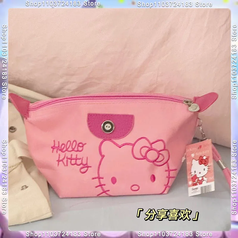 New Cute Kitty Cat Makeup Bag With Large Capacity Waterproof Washroom Cosmetics  Skincare Products Travel Portable Storage Bag