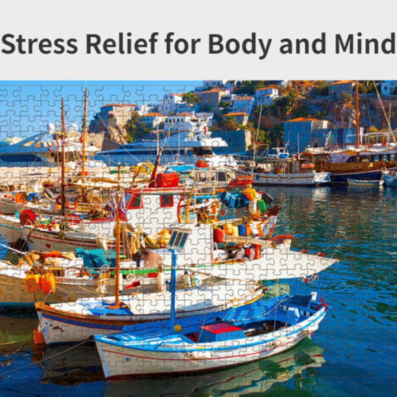 46*28 センチメートルジグソーパズル 500 ピース紙絵風景油絵アートパズル減圧おもちゃ大人ファミリーゲーム