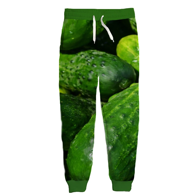 New Fast Cucumbers 3D Print Causal Clothing Fashion Men Women Tracksuits Crewneck Hip Hop Pants  Plus Size S-7XL