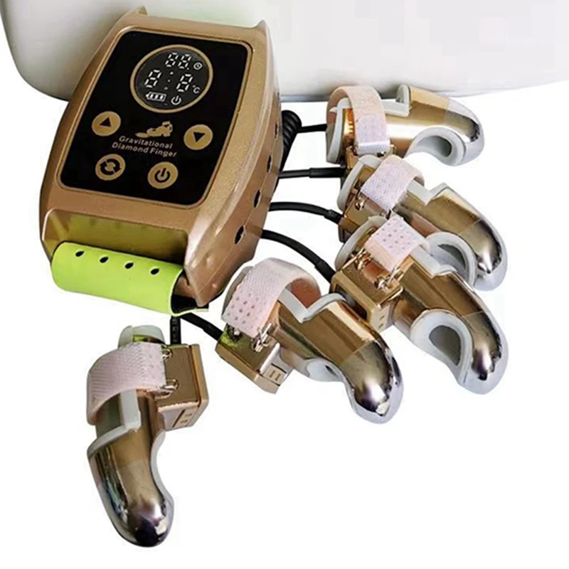 1 PCS Radio Frequency Microcurrent Golden Finger RF EMS Beauty Machine Face Lifting Body Massager Gold Alloy+Silicone