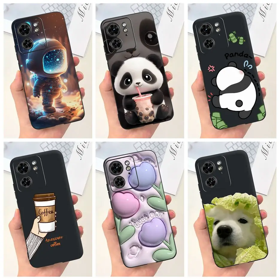 For Motorola Edge 40 Case XT2303-2 Cute Fashion Painted Cover Shockproof Phone Case For Motorola Edge 40 Neo Edge40 5G Soft Bags