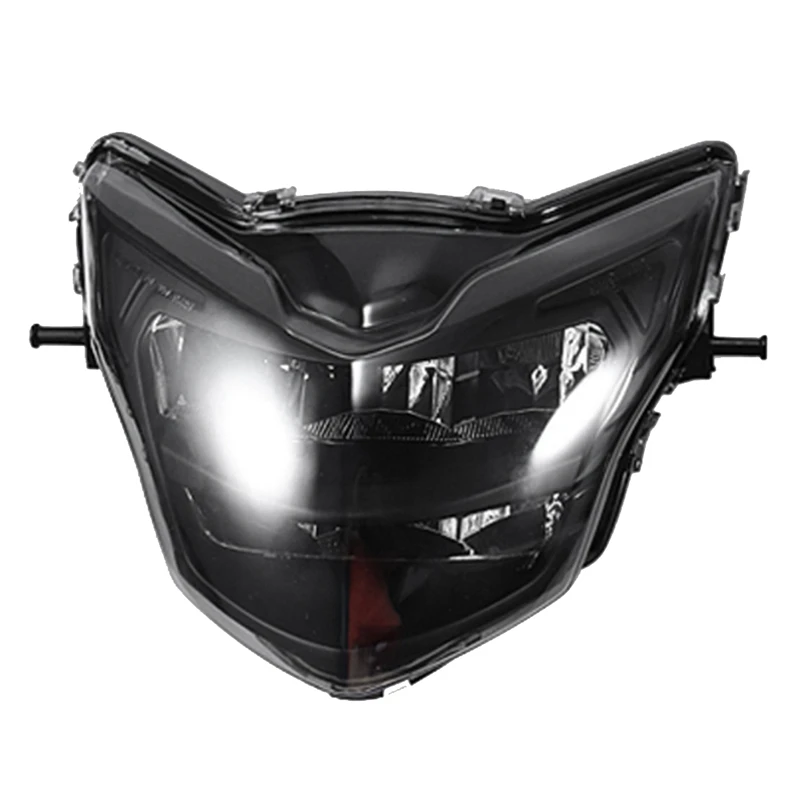 Motorcycle Parts Front Headlight Fairing Smoked Shell For Yamaha LC135 V2 V6 Clip Head Light LED Spoiler Mask Cover Dirt Bikes