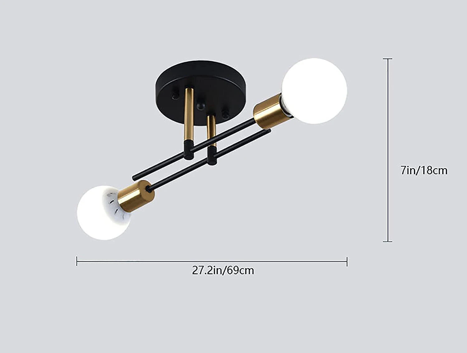 Nordic modern minimalist personality ceiling lamp LED*2