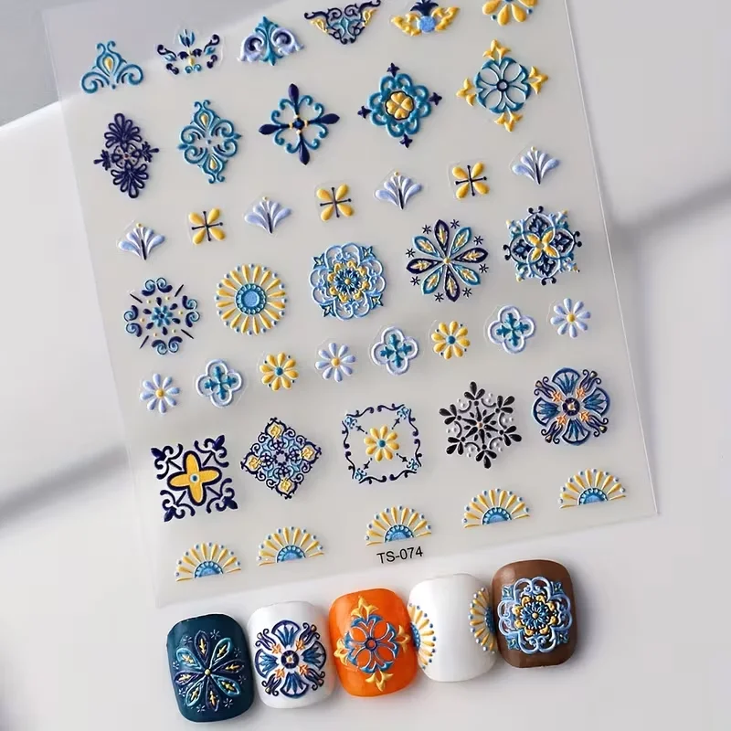 Nail Art France - 5D three-dimensional relief waterproof nail art