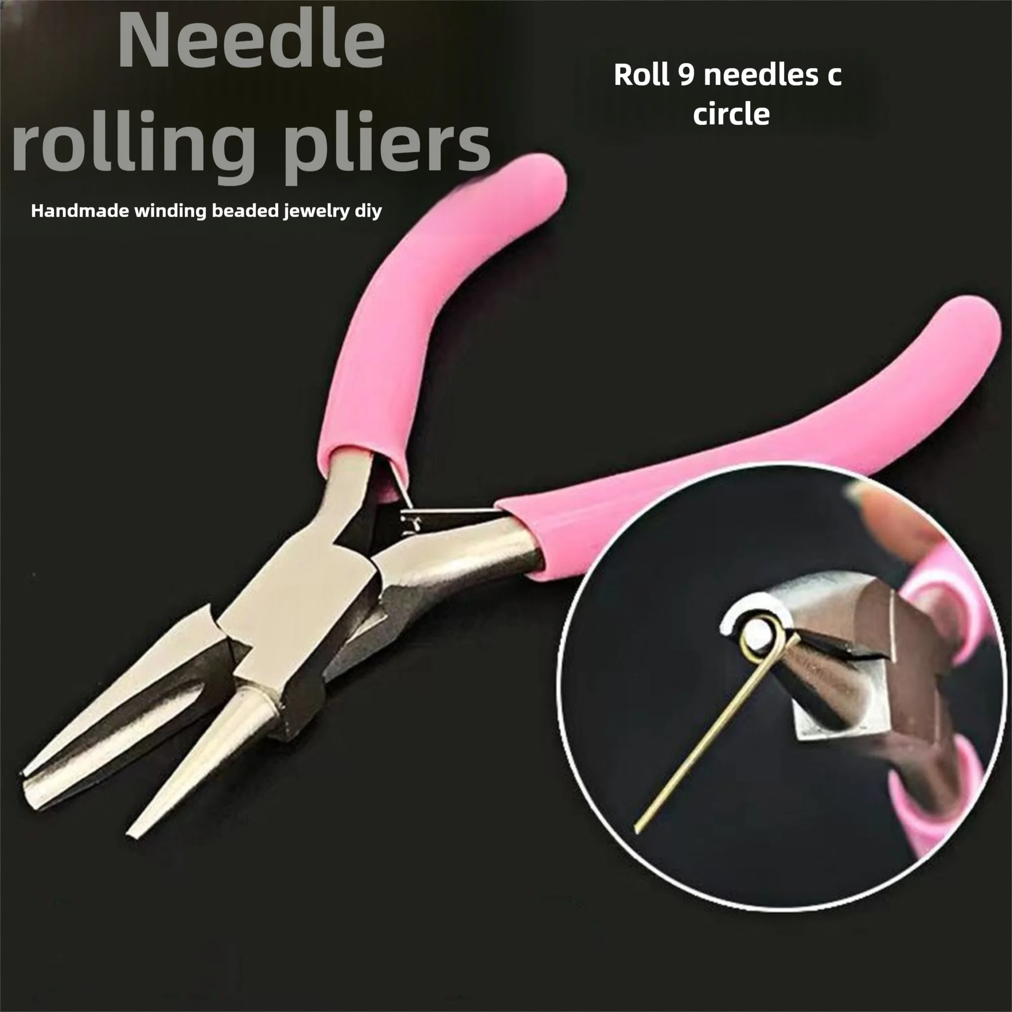 High Quality Mini Round Concave Pliers Portable DIY Wire Looping Pliers 5 Inch Precision Jewelry Pliers Jewelry Making