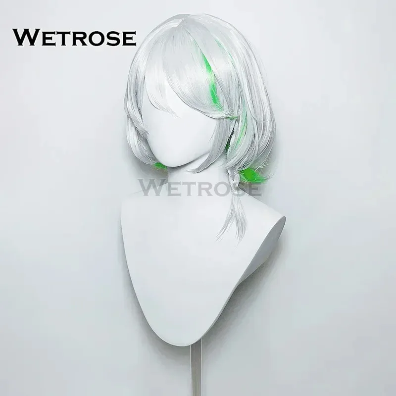 【Wetrose】متوفر في المخزون شعر مستعار Cecilia Immergreen التأثيري Otomos Cece CC CiCi Hololive Justice Holo EN Vtuber Halloween