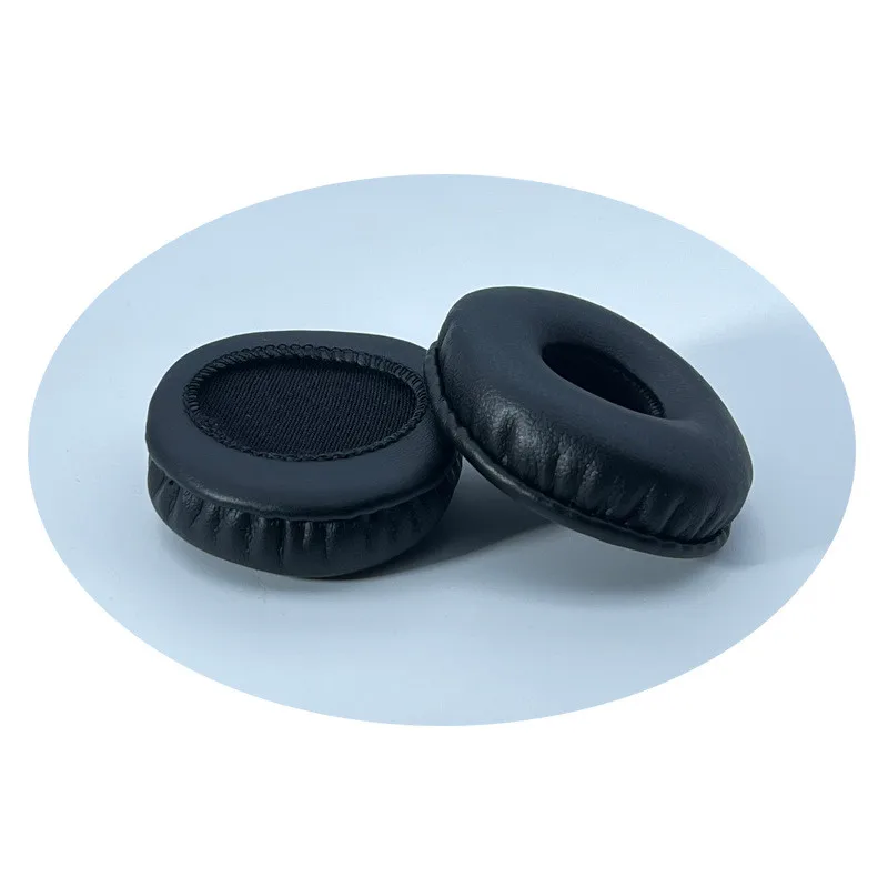 แผ่นรองหูฟังหนังสำหรับ JVC HA-S150 S160หูฟังเปลี่ยนแผ่นรองหูฟังแผ่นรองหูฟังโฟมหมอนหมอนอิงฝาครอบถ้วยสีดำ