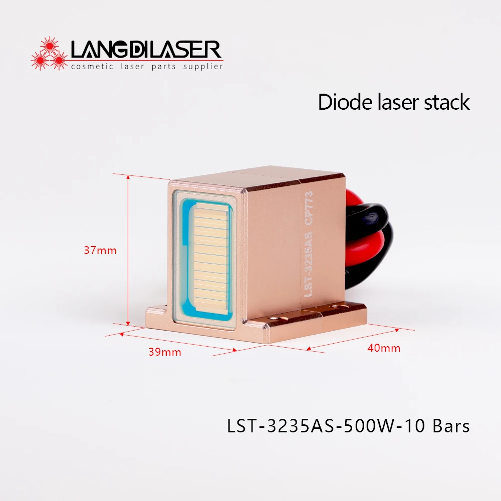 LST-3235AS Diode Laser Stack For Permanent Hair Remvoal  / 1064nm+755nm+808nm / Triple Wavelengths Bar Mixed Assemble