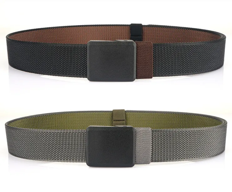 Männer Weibliche Gürtel Militär Nylon Verstellbaren Gürtel Männer Outdoor Reise Taktische Taille Gürtel mit Kunststoff Schnalle für Hosen – Detail 6