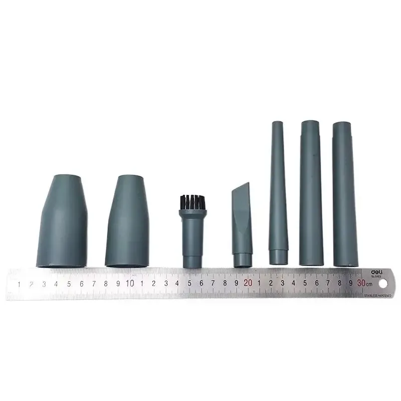 XMSJ for Vacuum cleaner mini brush head nine-piece set gap brushes extension pipe small accessories 32-35mm cross over sub