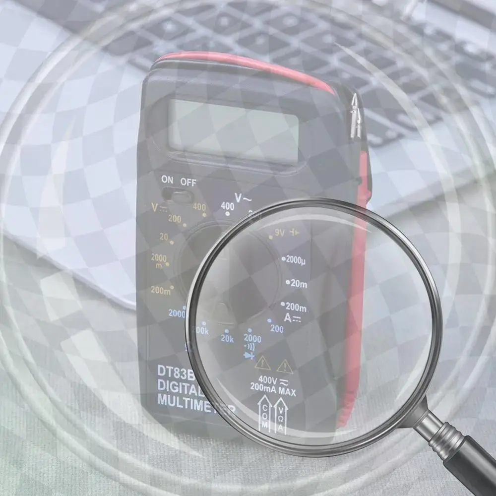 

Портативный цифровой мультиметр, ультратонкий многофункциональный измеритель емкости, высокоточный автоматический диапазон для принадлежностей для электриков