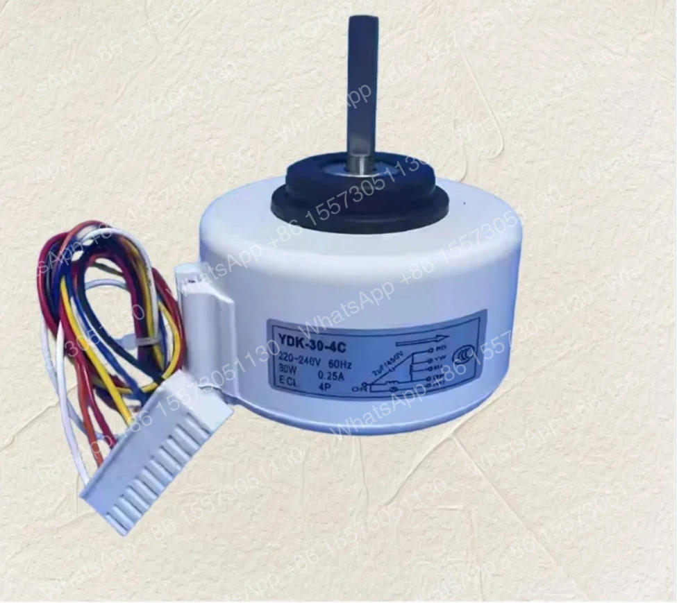YDK-30-4  air conditioner indoor plastic motor hanging PG fan motor 30W reverse YDK-30-4P2-1 YDK-30-4P2-2