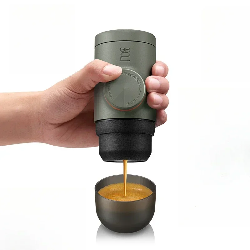 Nova máquina de café expresso portátil gr2, prensa manual para viagem ao ar livre, pequena