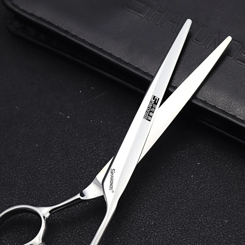 NEUE 6/6,5-Zoll Friseurscheren Professionelles CNC Flachschneidescheren-Set, Friseur-Spezialset Schraubenlose Haarschneideschere – Detail 9