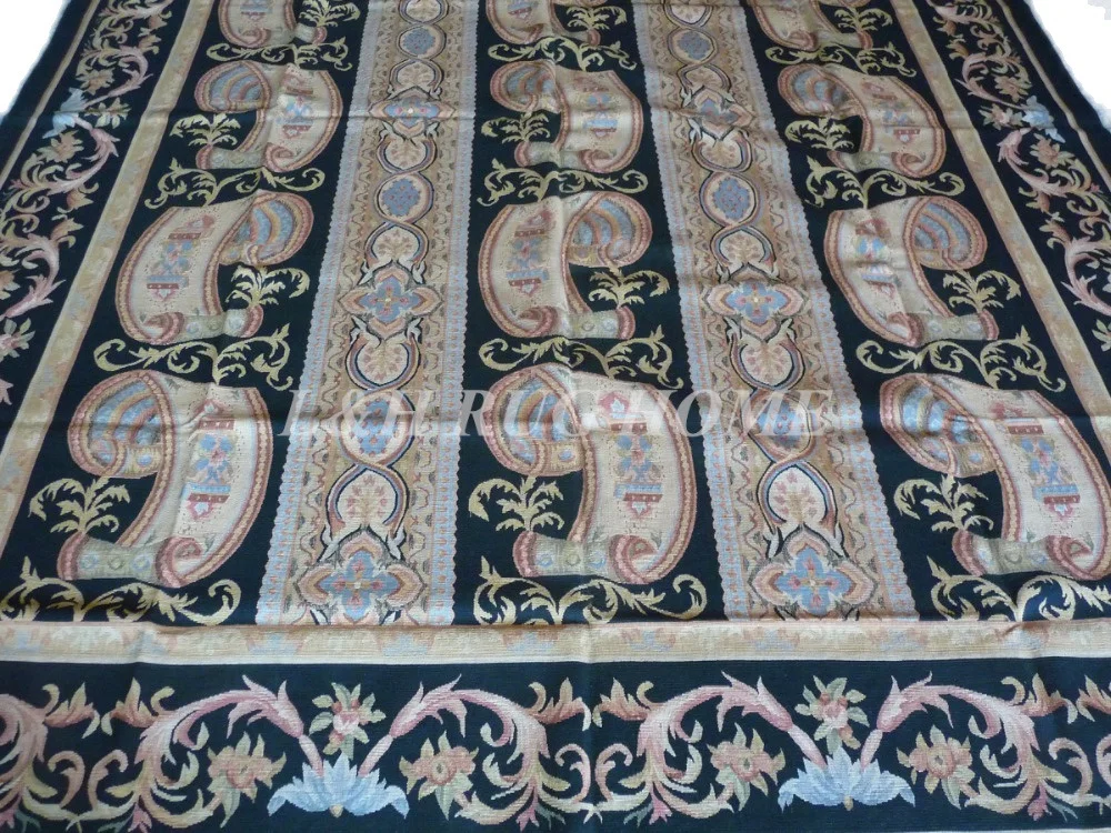 Free shipping 8'x10' French Aubusson weave rugs handmade aubusson carpets for home decoration very high grade quality