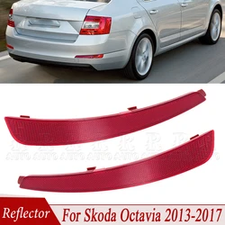 Decorative Stop Brake Light For Skoda Octavia A7 Sedan 2013-2017 Rear Bumper Reflector Light Warning Light 5E5945105 5E5945106