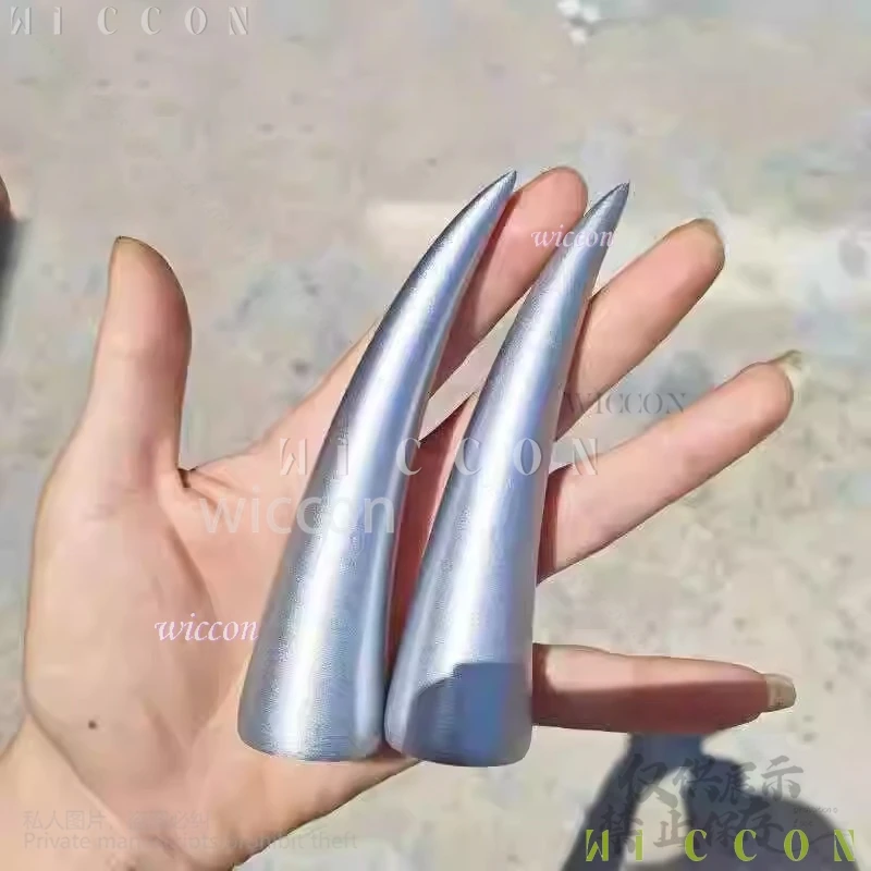 Anime Animal Anime Cartoon Furry Cosplay Kigurumi 11cm Hairpin Cute 4 Colors Demon Horn Clips Headbands Headgear Furrsui Dress-u