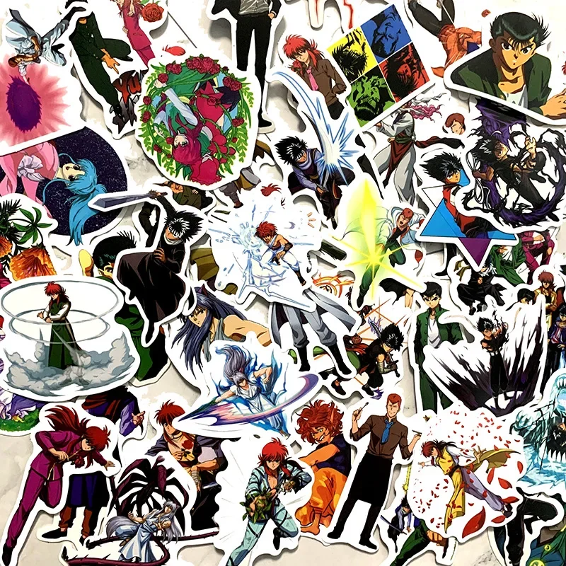 10/30/50PCS Japan anime YUYU HAKUSHO  Stickers For Suitcase Skateboard Laptop Luggage Fridge Phone Car Styling DIY Sticker