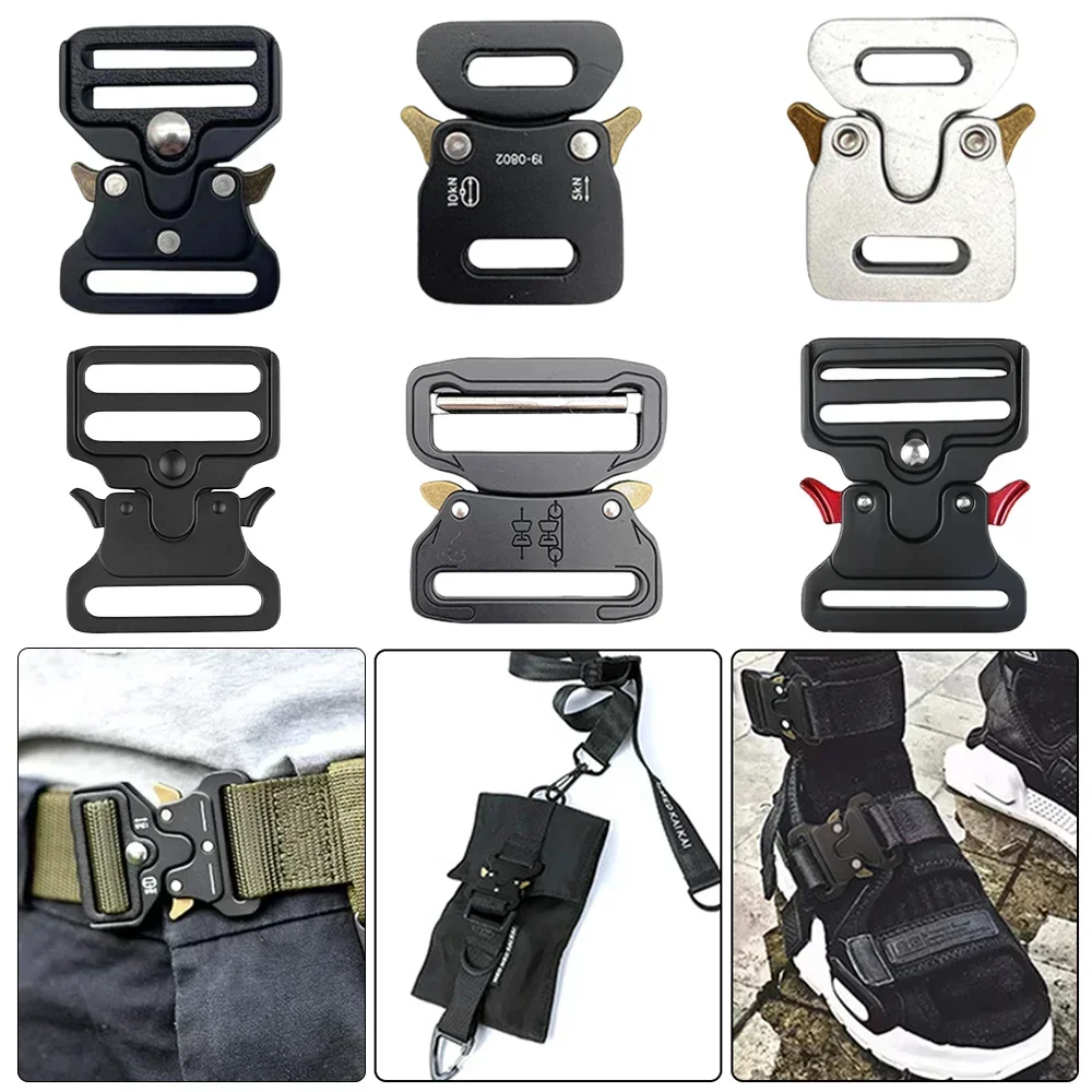 

1Pc Zinc Alloy Tactical Belt Buckle Hunting Belt Quick Release Belt Fastener Adjusting Clip Hunting Accessories Tactical Gear