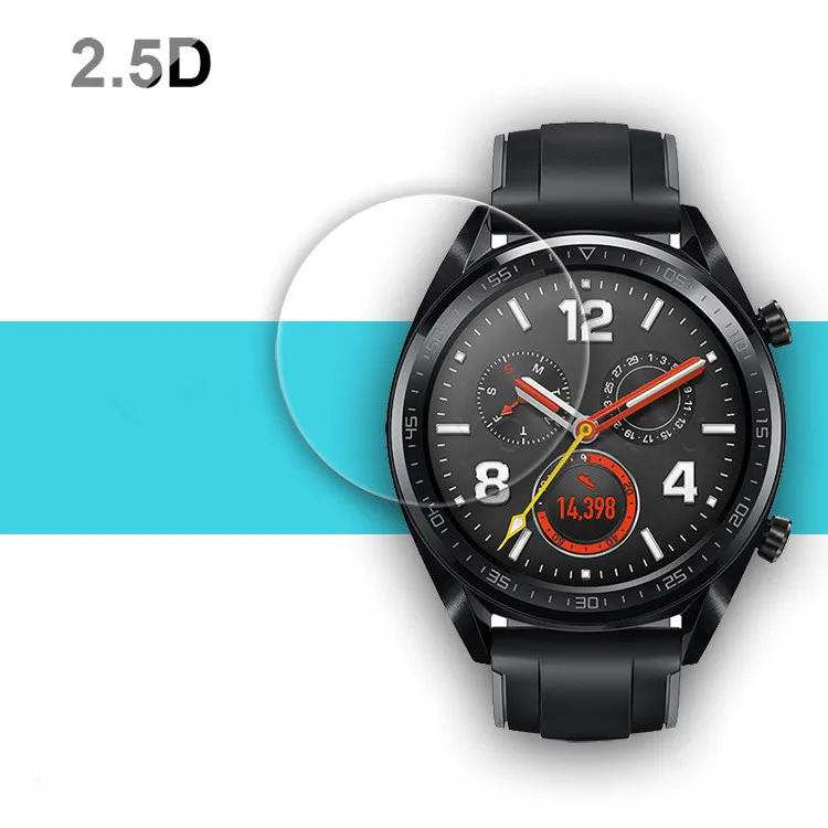 3 PCS 2.5D Tempered Glass Screen Protector For Huawei Watch GT 1.39