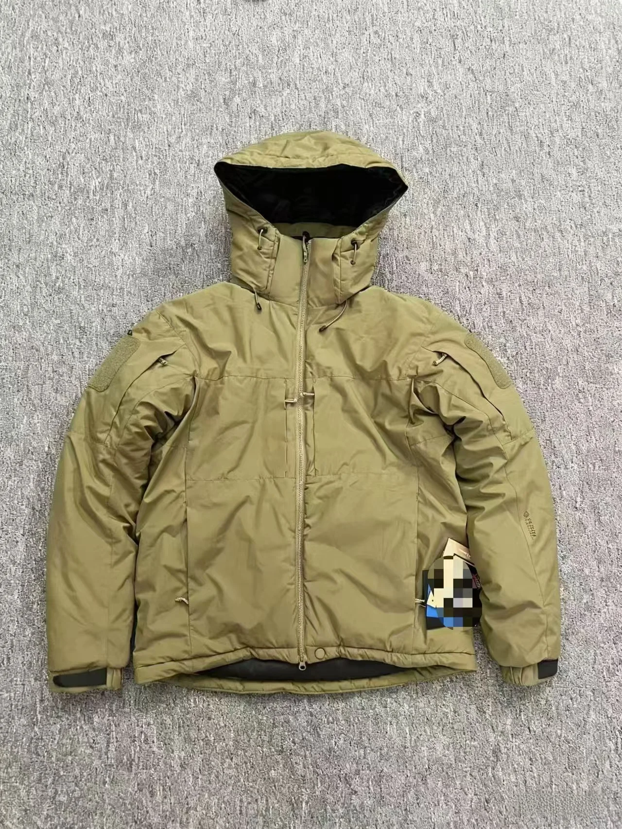 

Men's Outdoor Sports Cotton Jaet Winter New Sle Warmth Waterproof Hooded Fill C Cotton Le Series Casual Faion Coat