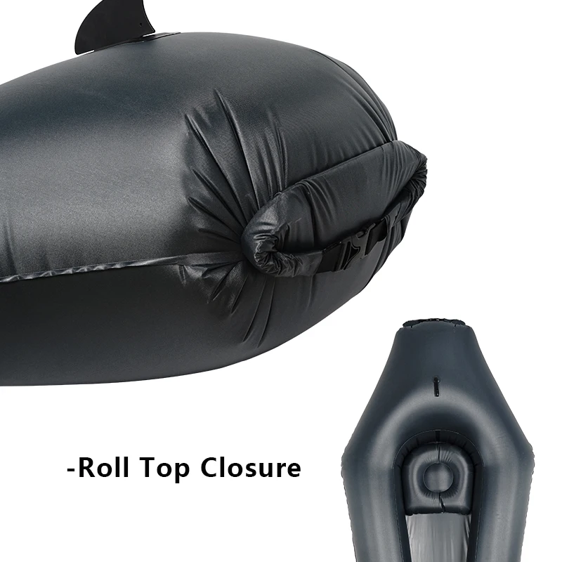 200D TPU  Inflatable Packraft Ultra Lightweight Roll Top Closure Inflatable Boat