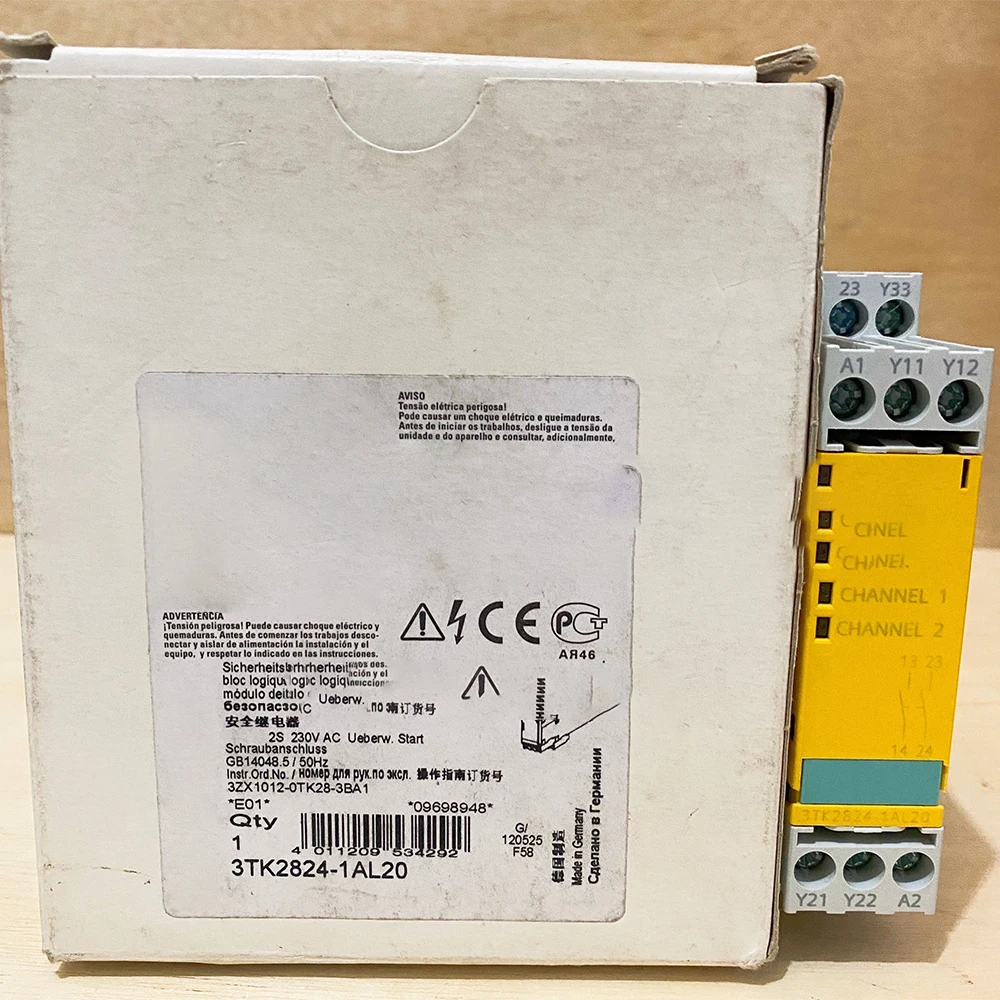 

New for Siemens 3TK2824-1AL20 230V Safety Relay Module in Box