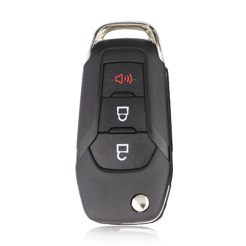 YIQIXIN Flip Remote Car Key Case For Ford Focus Fusion Mondeo Mk2 Mk7 F-150 Explorer Ranger Uncut Blank HU101 Blade 2/3/4 Button