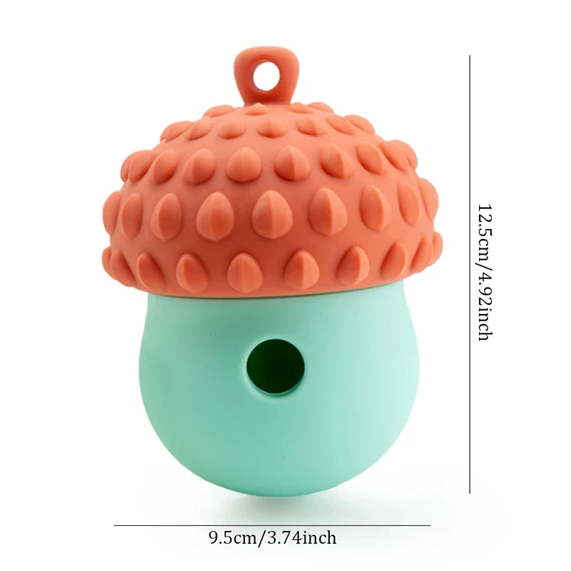 Dog Toys Leaking Food Ball Funny Interactive Pet Slow Feeder Bowl Puzzle Toy Pinecone Pet Tooth Cleaning Chew Toys Pet Supplies