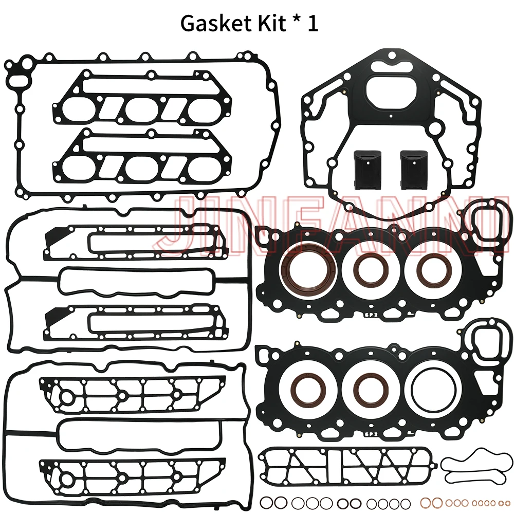 Powerhead Gasket Kit Set fit for Yamaha 6 CYL 4 STROKE 3.3L 225 HP 2002-2018 2019 2020 2021