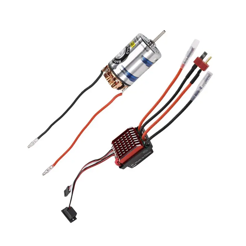 MACH-550 11T Waterproof Brushed Motor 320A High Voltage ESC T Plug Set For 1/10 RC Crawler SCX10 D90 Traxxas Axial Tamiya