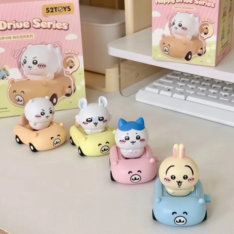 

52TOYS Chiikawa Usagi Happy Drive Series Movable Blind Box Collectible Anime Figure Desktop Decor Trendy Toy Ornament For Fans